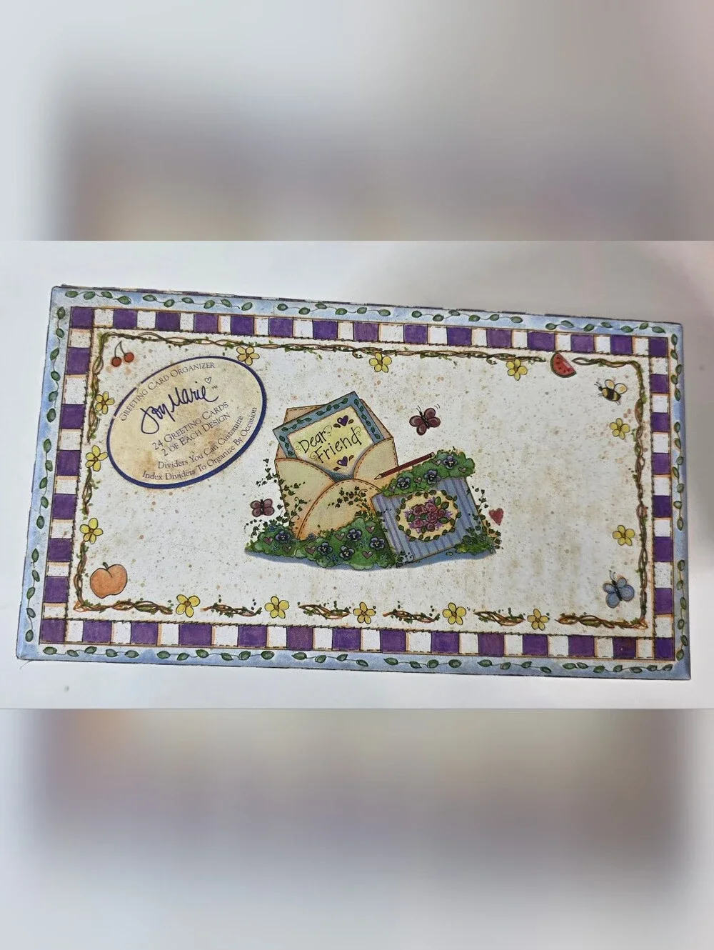 ⭐️Joy Marie Greeting Card Holder Cottage Core